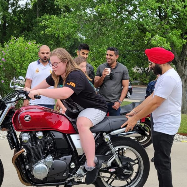 Special need kids having fun at B Jolly event